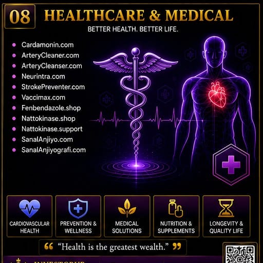 Purple neon cardiovascular and medical illustration